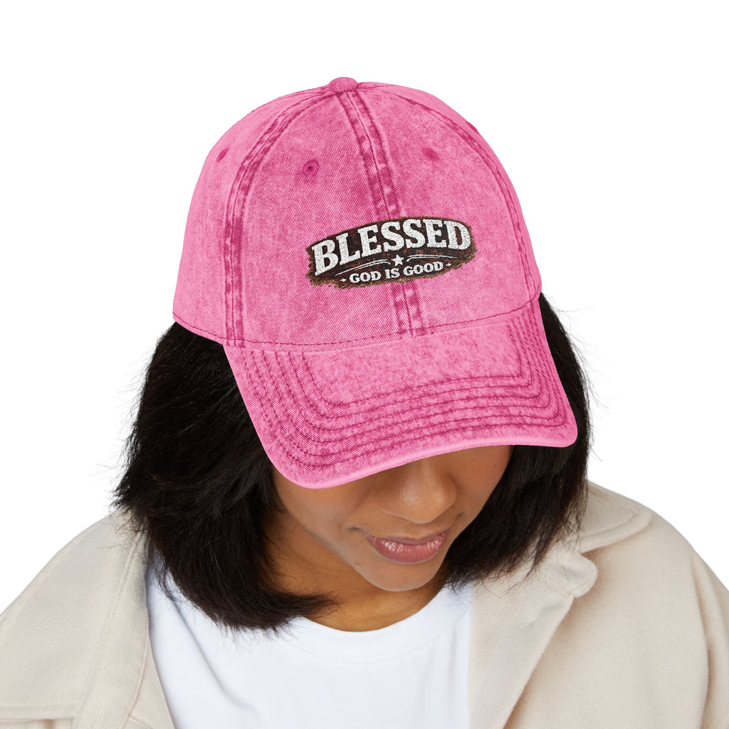 Blessed Vintage Embroidered Cap