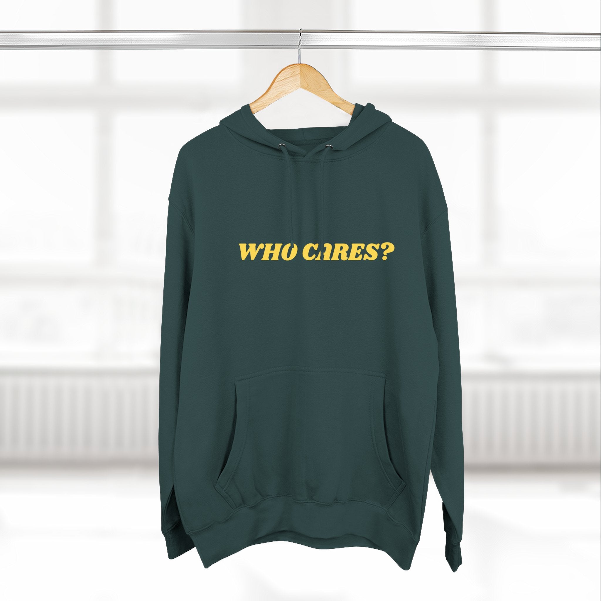 Who Cares? Duck Graphic Hoodie