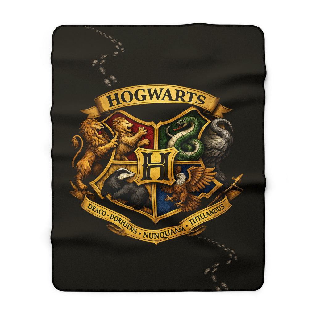 Hogwarts Crest Sherpa Blanket