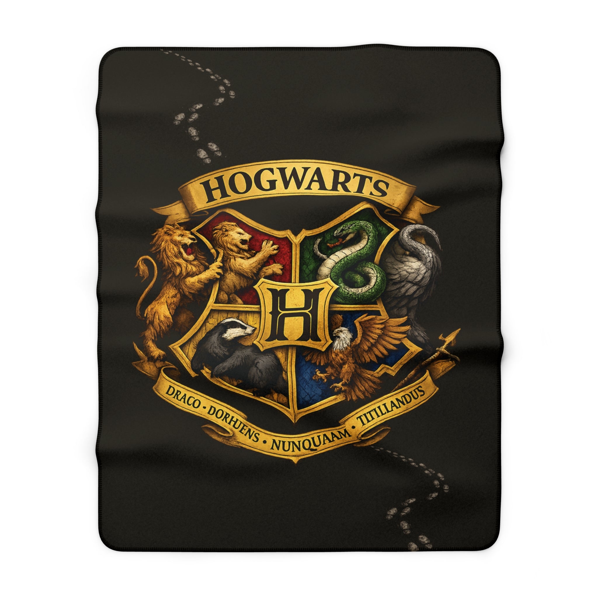 Hogwarts Crest Sherpa Blanket