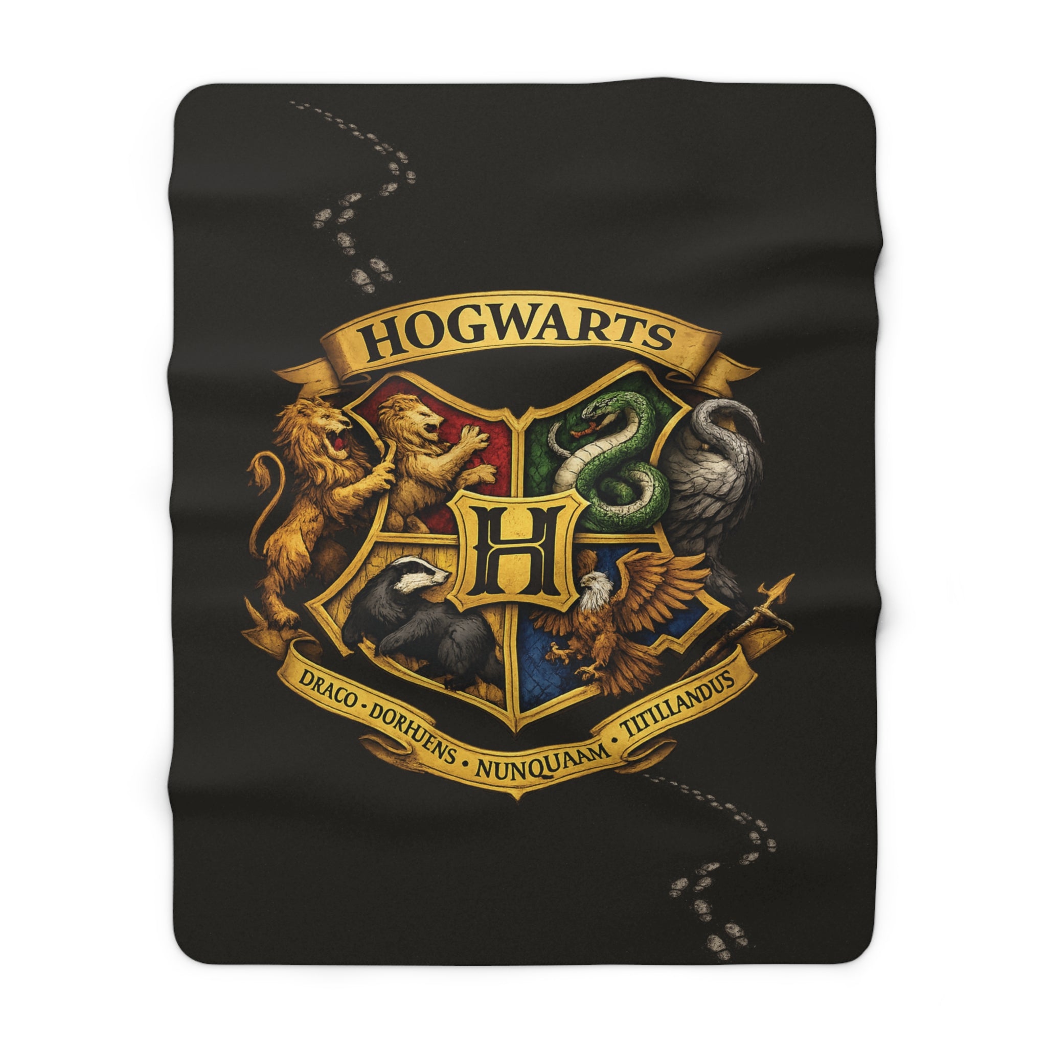 Hogwarts Crest Sherpa Blanket
