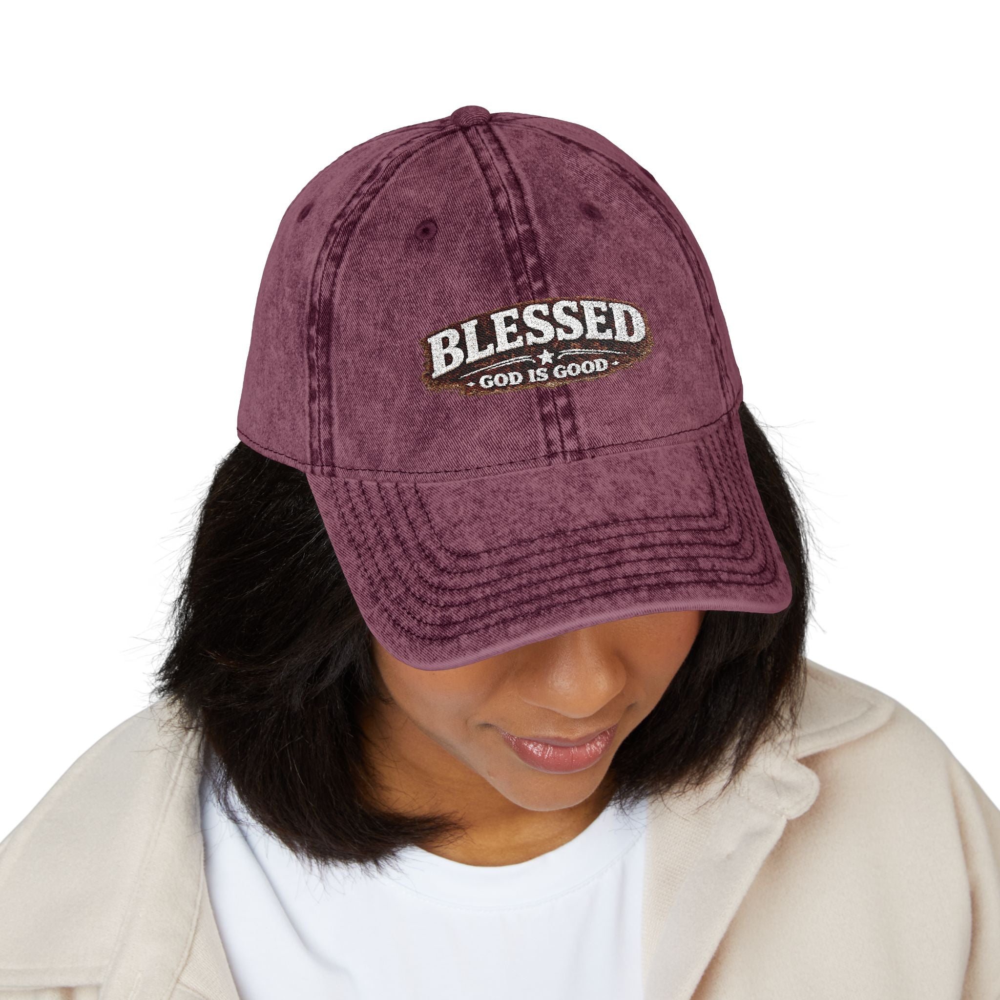 Blessed Vintage Embroidered Cap