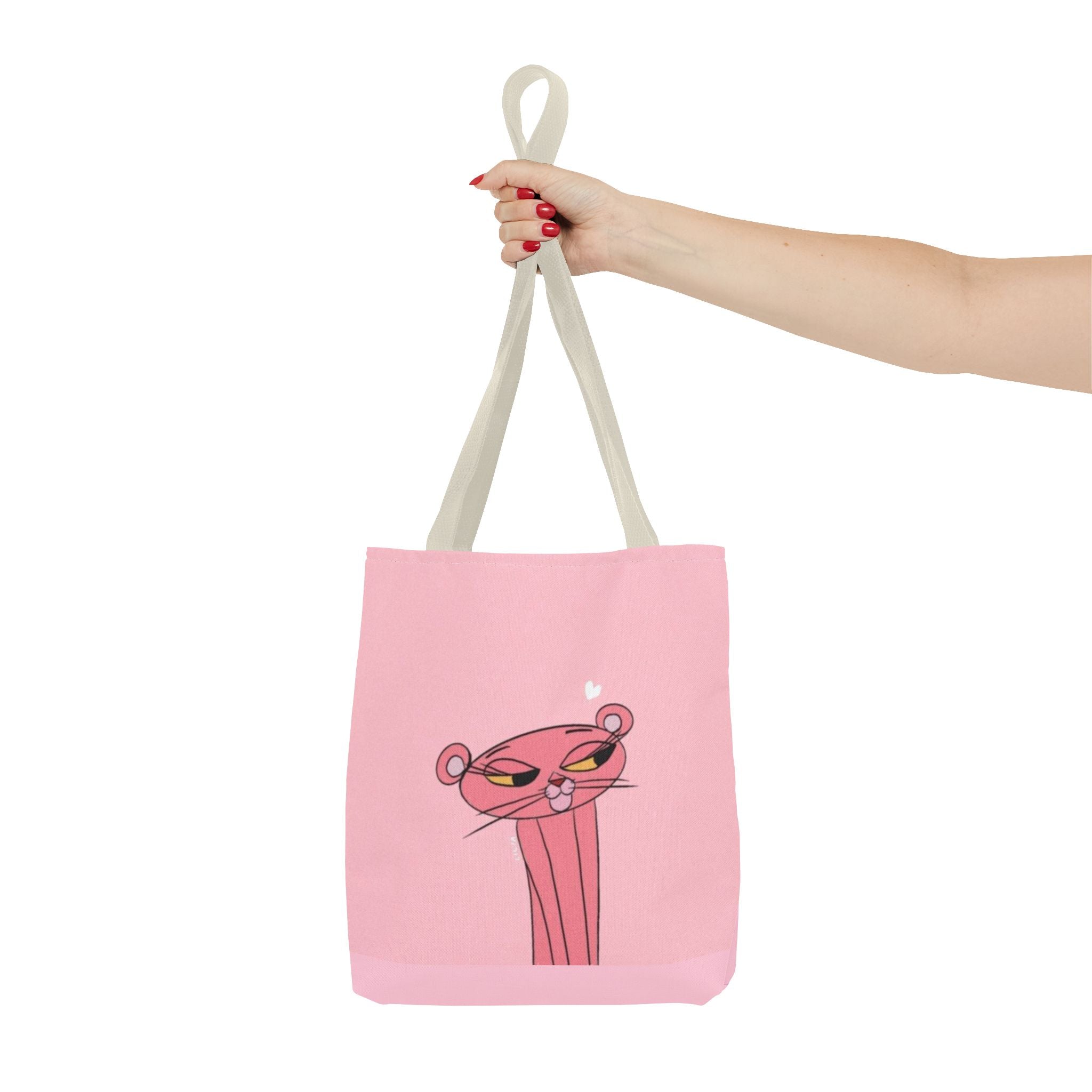 Pink Panther Cute Face Tote Bag