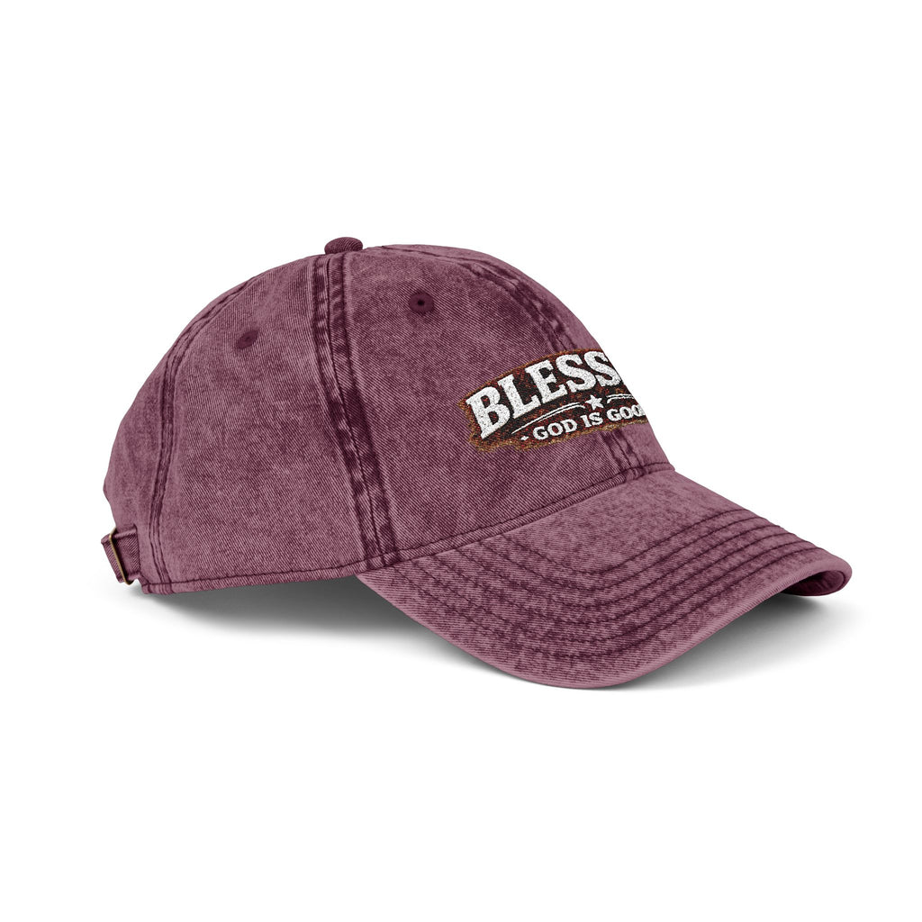 Blessed Vintage Embroidered Cap
