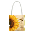 Sunflower & Bee Tote Bag