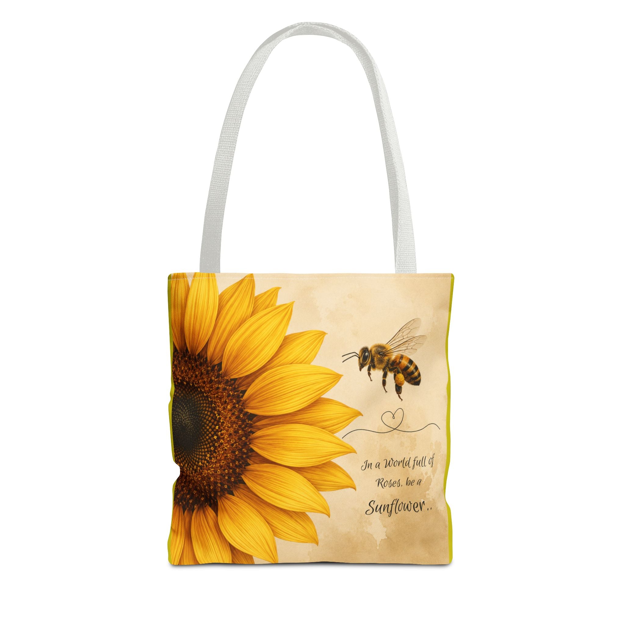 Sunflower & Bee Tote Bag