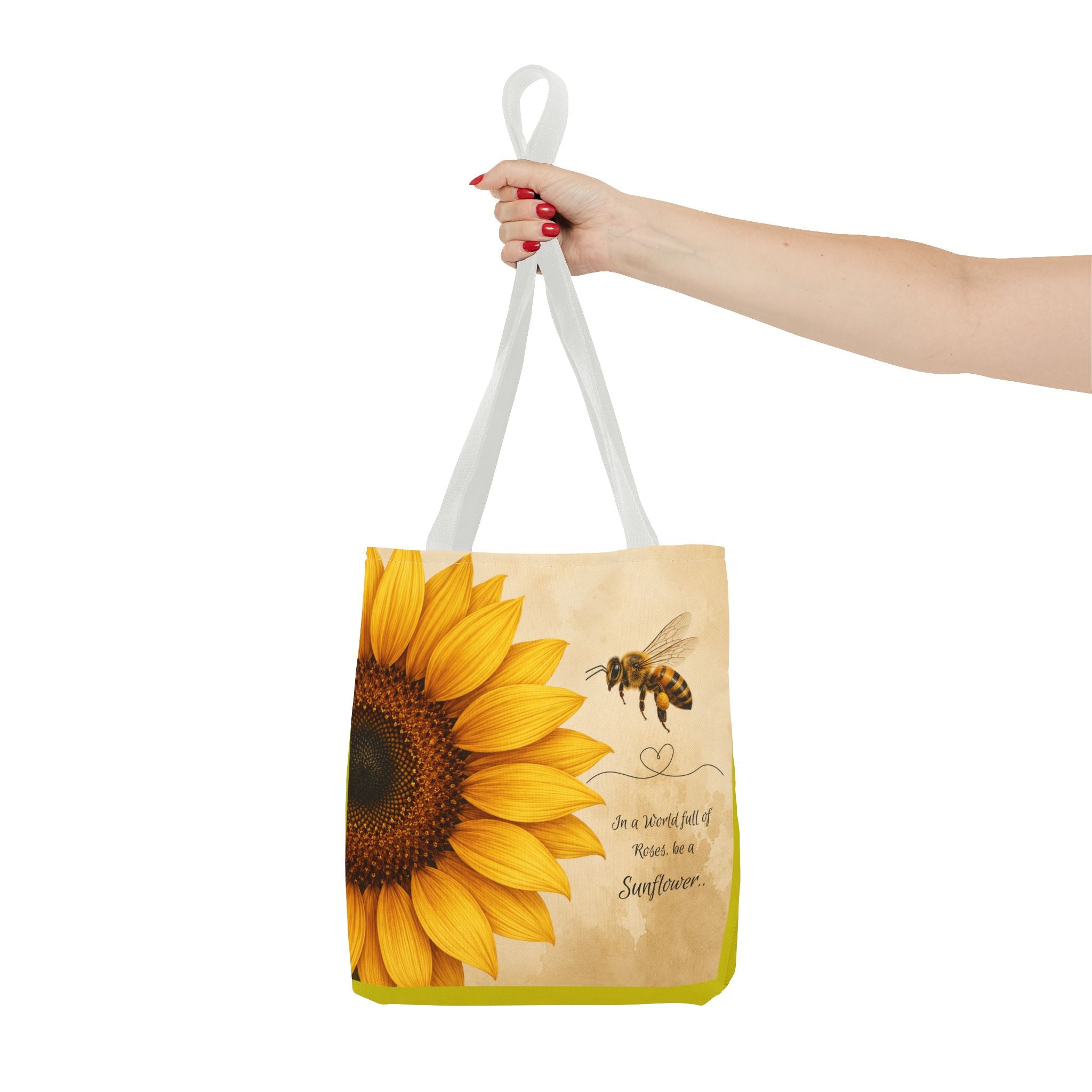 Sunflower & Bee Tote Bag