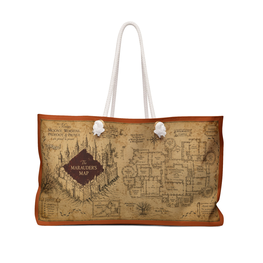 Marauder's Map Weekender Bag – Vintage Wizarding Travel Tote