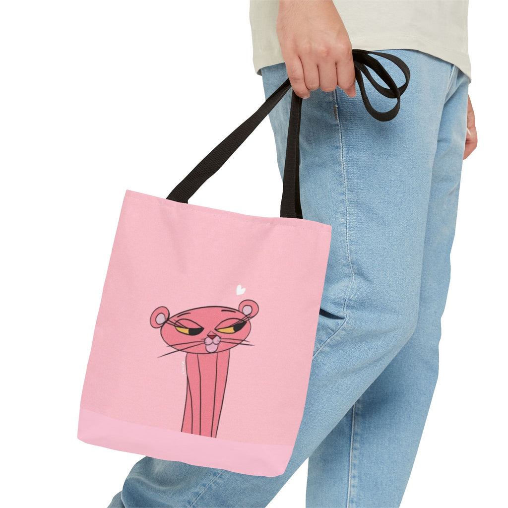 Pink Panther Cute Face Tote Bag