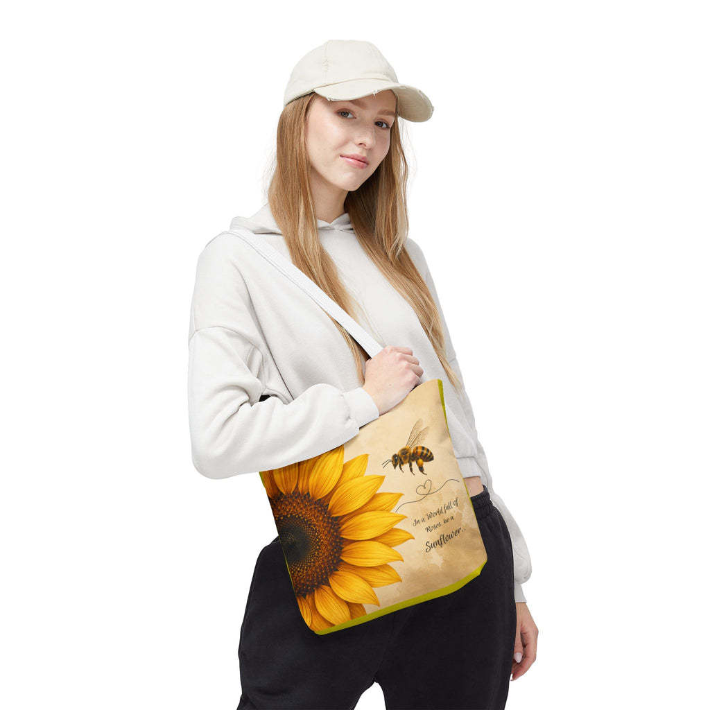 Sunflower & Bee Tote Bag