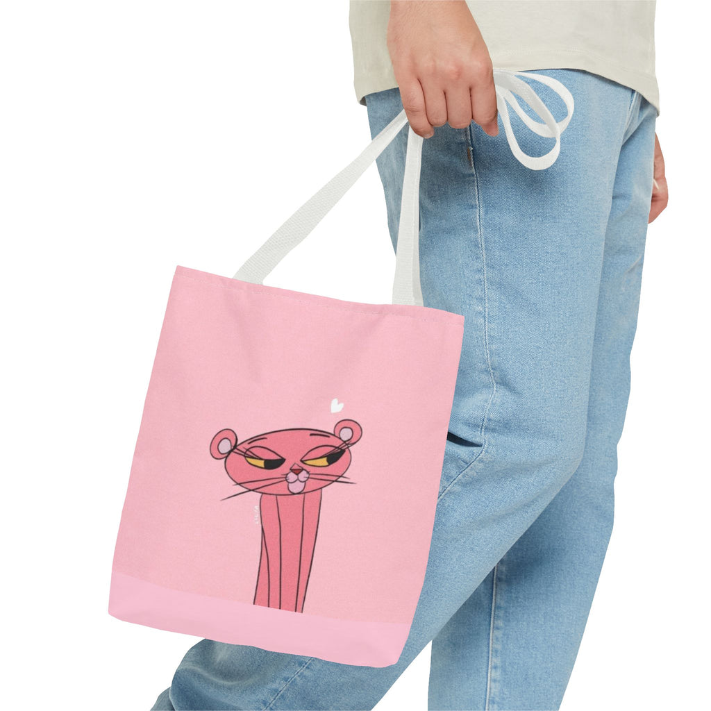Pink Panther Cute Face Tote Bag
