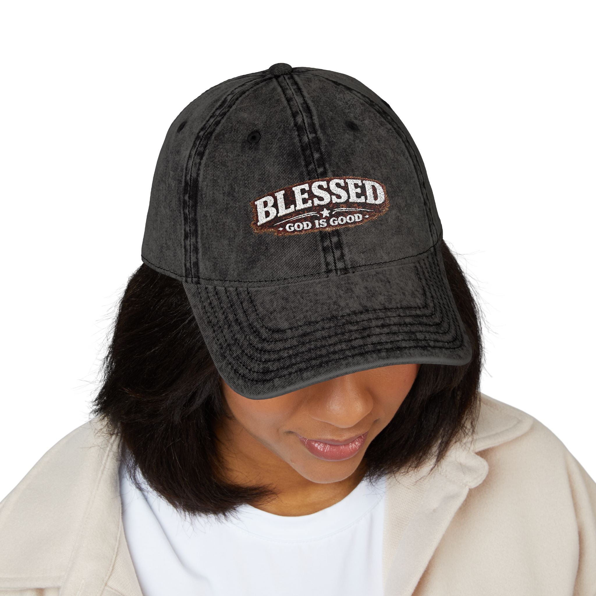 Blessed Vintage Embroidered Cap