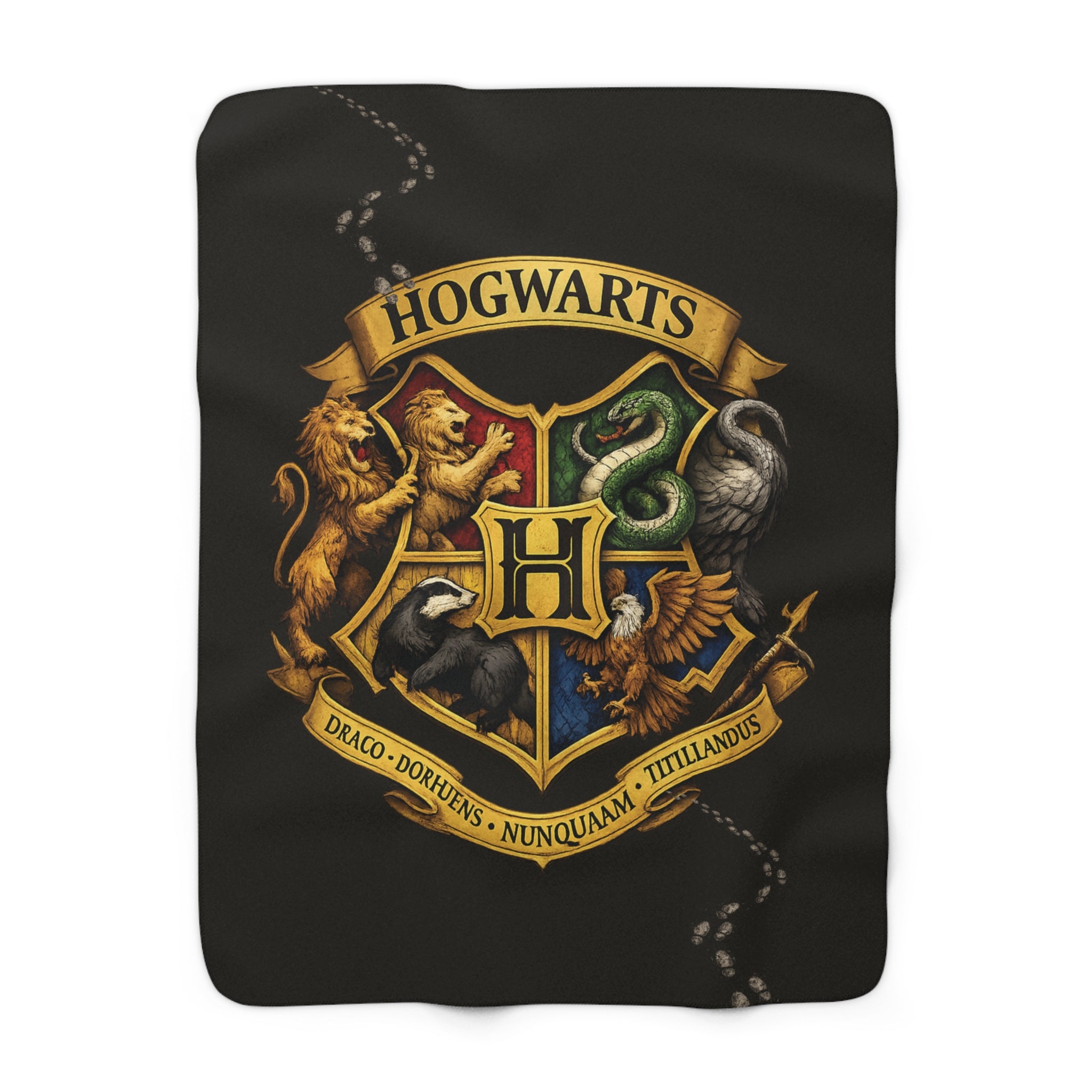 Hogwarts Crest Sherpa Blanket