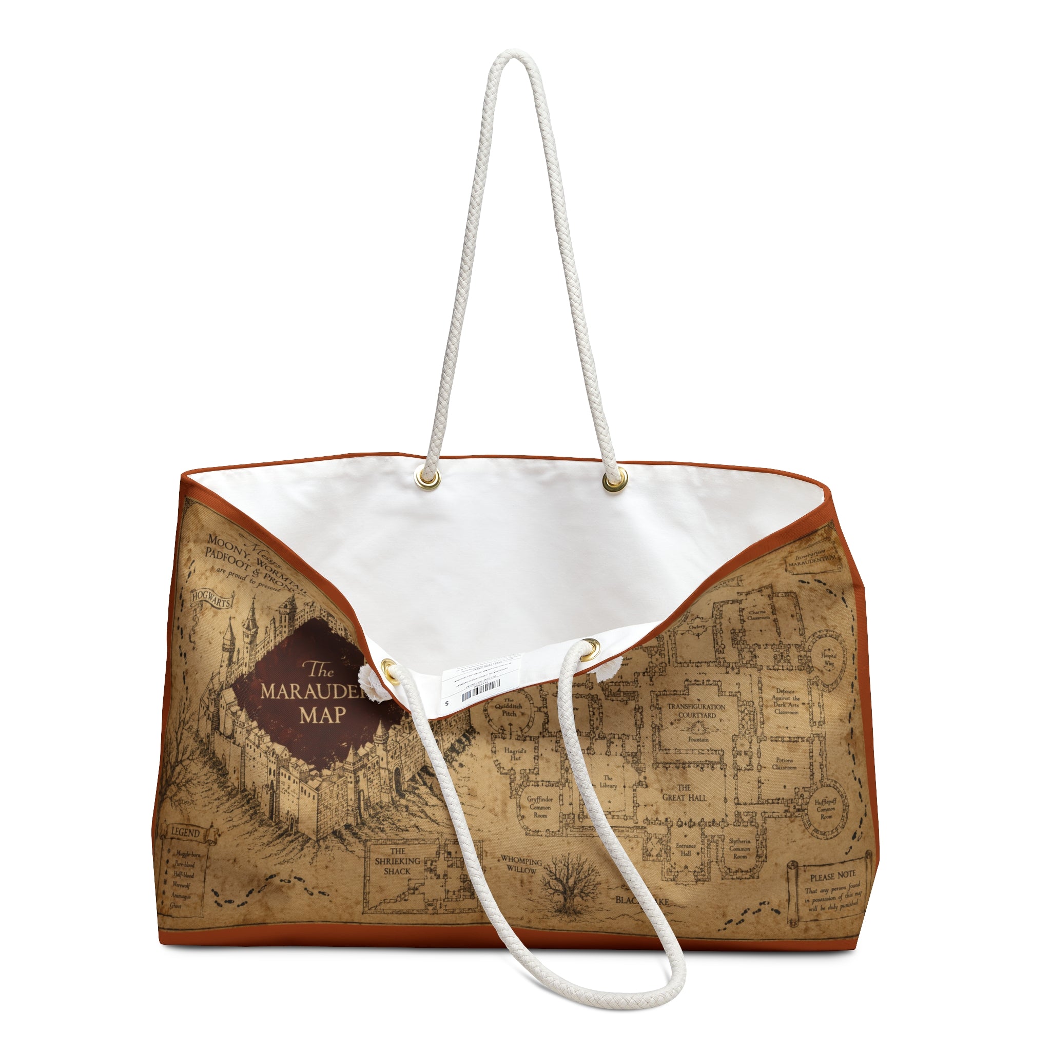 Marauder's Map Weekender Bag – Vintage Wizarding Travel Tote